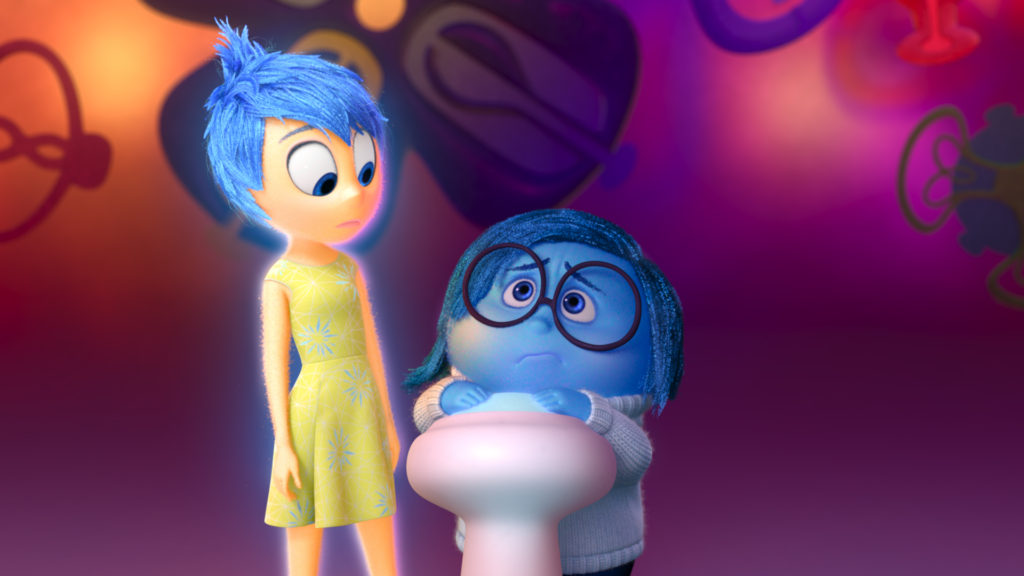 INSIDE OUT – Pictured (L-R): Joy, Sadness. ©2015 Disney•Pixar. All Rights Reserved.