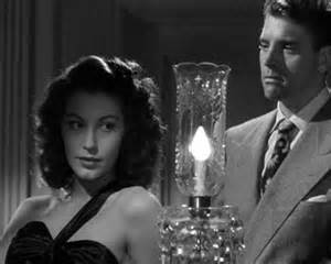 With Ava Gardner in THE KILLERS (1946)