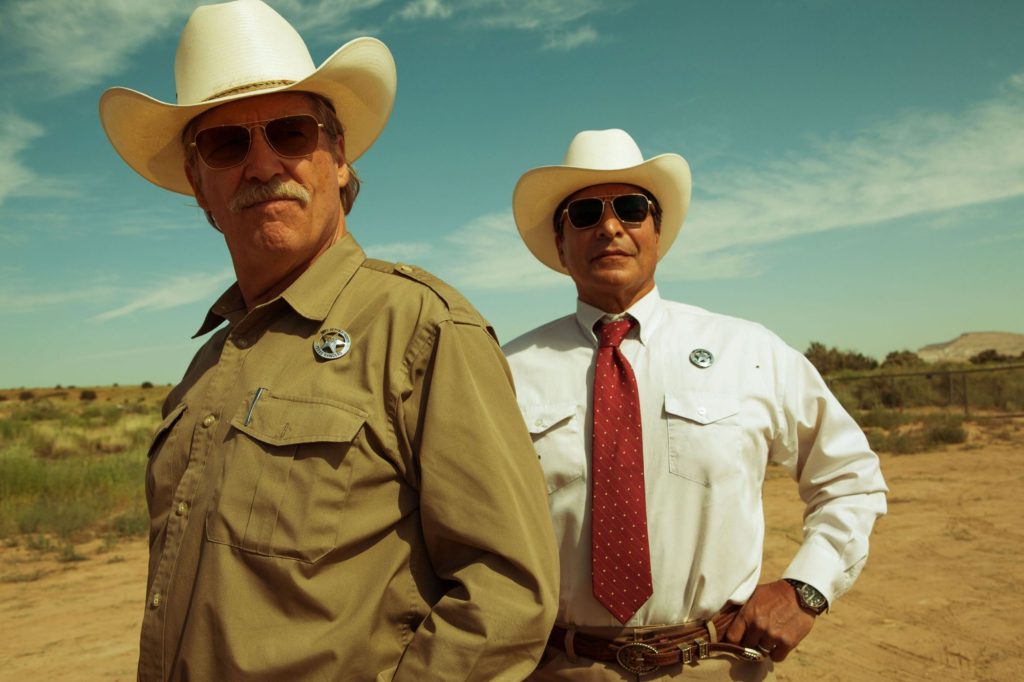 Jeff Bridges and Gil Birmingham in HELL OR HIGH WATER.