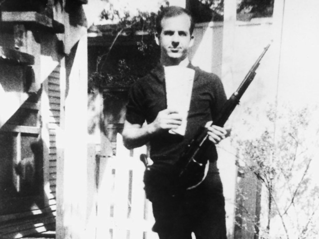 No Merchandising. Editorial Use Only. No Book Cover Usage Mandatory Credit: Photo by Everett Collection/REX (415565dq) Lee Harvey Oswald with rifle VARIOUS