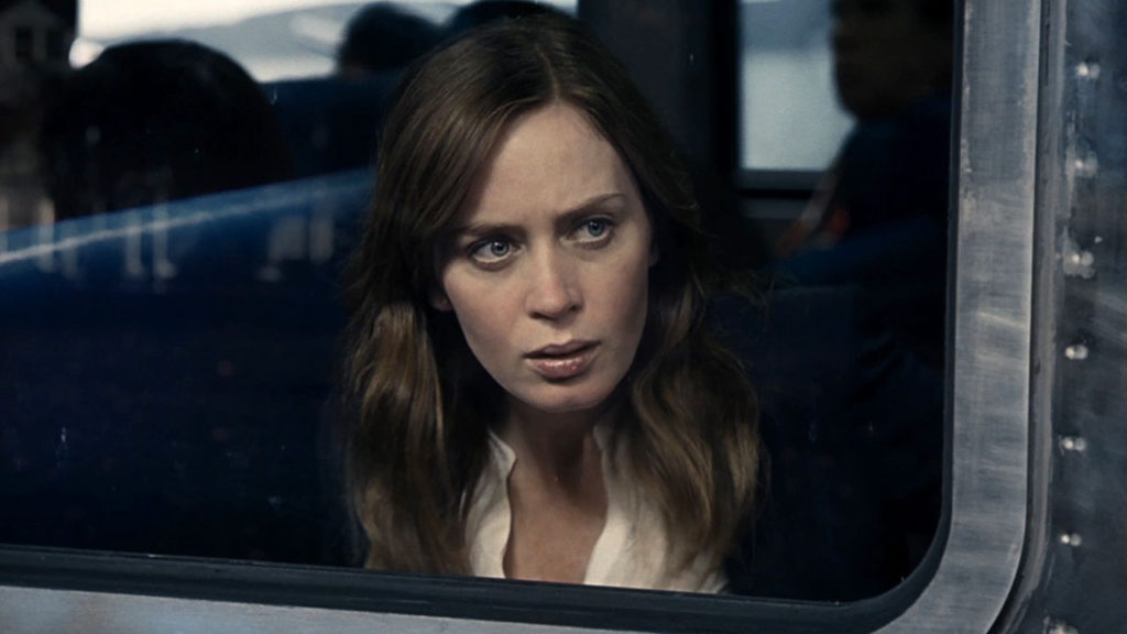 Emily Blunt is THE GIRL ON THE TRAIN.